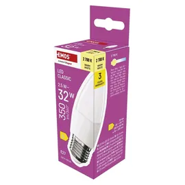 EMOS LED Lampe Candle 2,5W E27 warmweiß 350 lm