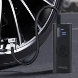 Akku Kompressor - Mobile Luftpumpe für Reifen & Bälle - 150 psi - 4.000 mAh Akku - LCD-Display - LED-Licht - inkl. Adapterset