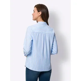 Heine Streifenbluse blau-weiß 34