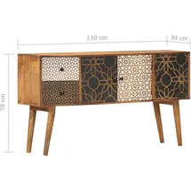 vidaXL Sideboard Massivholz Mango