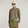 G-Star Overdyed Slim Track Sweater Jacke - Grün - Damen - L