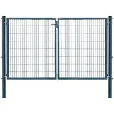 Arvotec Zaundoppeltür ARVOTEC "ESSENTIAL", grau (anthrazit), B:300cm H:160cm, Metall, Tore, Breite: 300 cm, Höhe: 80 - 200 cm, zum Einbetonieren