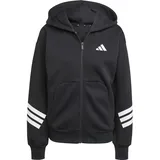 Adidas Future Icons 3-Streifen Reißverschlusspullover Black S