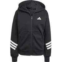 Adidas Future Icons 3-Streifen Reißverschlusspullover Black S