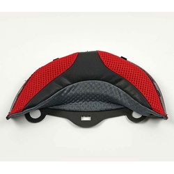 Arai MX-V Solid, rouleau de cou - Gris/Rouge - XL-XXL