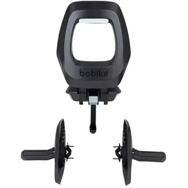 Bobike One Junior, Für Kinder ab 6 Jahren bis 27 kg, Ergonomisch, Sicher, Faltbar, Schwarz