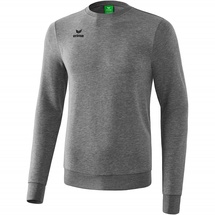 Erima Erwachsene Basic Sweatshirt, grau Melange, L