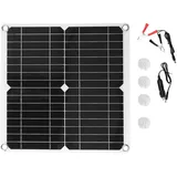 Flexibles 40 W monokristallines Silizium-Solarmodul-Set für Outdoor-Abenteurer, Aufladen von Handys und Geräten über USB, wasserdichtes Solarladegerät