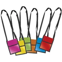 Veloflex Brustbeutel Velocolor farbig sortiert 13x17x5cm Polyester