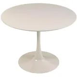 Oviala Runder Esstisch 100 x 74 x 100 cm beige