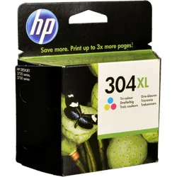 HP Tinte N9K07AE  304XL  farbig