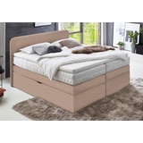 Westfalia Schlafkomfort Boxspringbett, wahlweise mit Bettkasten/Topper, beige