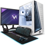 Vibox I-90 Gaming PC Set Komplett • Monitor 22 Zoll • AMD Ryzen 3 3200G 4,0GHz • Radeon Vega 8 • 8GB RAM • 480GB SSD • Linux OS • WLAN