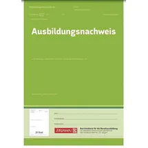 Brunnen Ausbildungsnachweisblock A4 blanko weiß