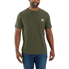 CARHARTT Force Relaxed Fit Midweight Pocket T-Shirt, grün, Größe L