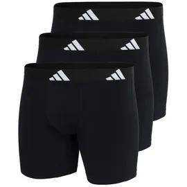adidas Active Flex Cotton Boxershorts Schwarz S 3er Pack