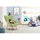 Home Affaire Sessel HOME AFFAIRE "Duca Mini", grün, B:58cm H:67cm T:68cm, Sessel, Sessel, in kleiner Ausführung für Kinder