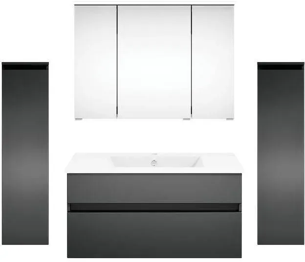 Puris Get2You twenty one Badmöbel_Set 900mm - Cosmos Grey matt