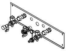 Viessmann Armaturen-Bausatz Umlauf Unterputz EU ZK04670