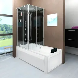Whirlpool Wanne Duschtempel Dusche Duschkabine K05-R32-EC 90x180 cm mit 2K Scheiben Versiegelung