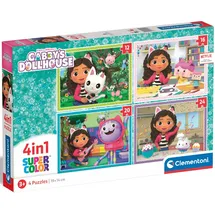 CLEMENTONI Puzzles GABBY'S DOLLHOUSE 4in1 12-24 Teile