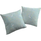 Wirth Kissenbezug Swift 50 x 50 cm Blau