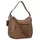 Burkely Always Ava Schultertasche Leder 36.5 cm grau
