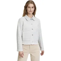 Cartoon Tweedblazer mit Fransen in Nature/Blue | Gr.: 42