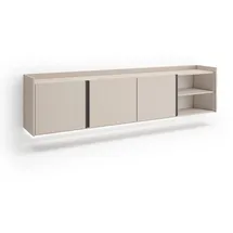 SKRAUT HOME Lowboard 207x50x35 cm Beige Holzwerkstoff