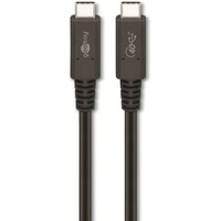 goobay 60196 USB Kabel 0,8 m USB C Schwarz