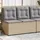 vidaXL Gartenbank 3394470 110 x 60 x 85 cm Beige