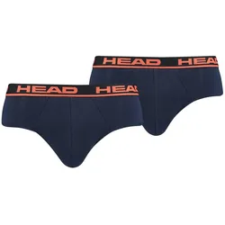 Slip Herren 2er Pack Stretch BLAU L