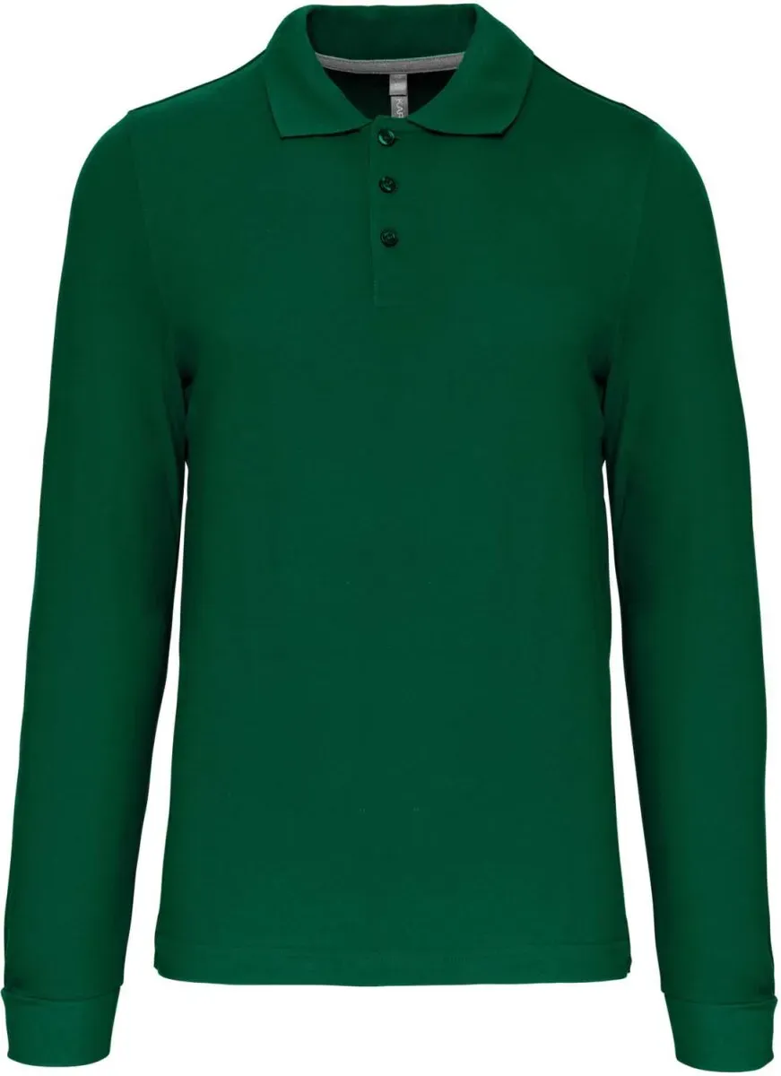 Kariban Herren Piqué Polo langarm K243 kelly green M