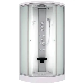 SeniorBad D10-00M1 Fertigdusche 80 x 80 cm rechts  Duschwanne