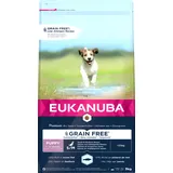 Eukanuba Grain Free Puppy für Welpen kleiner/mittelgroßer Rassen mit Seefisch 3 kg