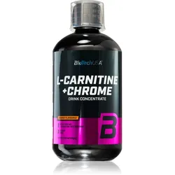 BioTechUSA L-Carnitine + Chrome Konzentrat zur Zubereitung von Getränken Geschmack Orange 500 ml
