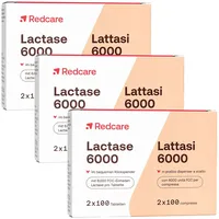 Lactase 6.000 RedCare 3er-Pack 3x2x100 St Tabletten