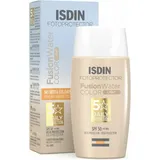 Isdin Fusion Water Color LSF 50 (Light) 50ml | Getönte tägliche Sonnencreme für das Gesicht | Ultraleichte Textur