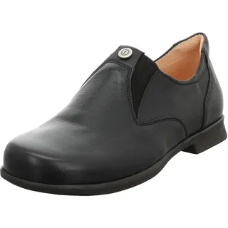 THINK! PENSA chromfrei gegerbte nachhaltige Halbschuhe, schwarz 0000
