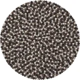 myfelt Néla Filzkugelteppich rund