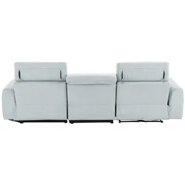 Home Affaire Ecksofa »Sentrano, L-Form,« 275 cm, man. o. elektr. Relaxfunktion und USB/Kopfverstellung blau