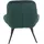SalesFever Relaxsessel Toulon Samt 76 x 85,6 x 85,6 cm Grün mit Kissen