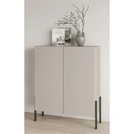 INOSIGN »Jukon, Breite 110 cm, moderne grifflose Hochschrank, 2Türen« Highboard mit viel Stauraum, push-to-open-Funktion