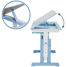Tectake Kinderschreibtisch blau