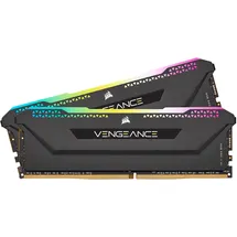 Corsair Vengeance RGB PRO SL schwarz DIMM Kit 16GB (2x8GB) DDR4 3600 MHz, DDR4-RAM, RAM CL18 (18-22-22-42) AMD