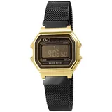 Q&Q Damen-Uhr Meshband Edelstahl digital Quarz M173J028Y