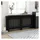 vidaXL Heizkörperverkleidung Schwarz 172x19x81,5 cm MDF