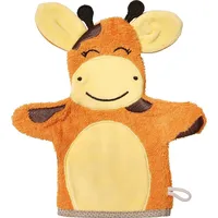 Erwin Müller Kinder-Waschhandschuh 2-in-1 in orange | Gr.: onesize