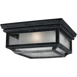 Shepherd 2 Light Flush - Dunkel verwittertes Zink - FE-SHEPHERD-F