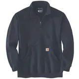 CARHARTT Quarter-Zip Sweatshirt Blau M